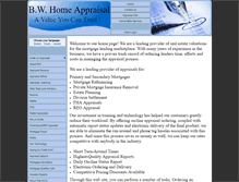 Tablet Screenshot of bwhomeappraisal.com